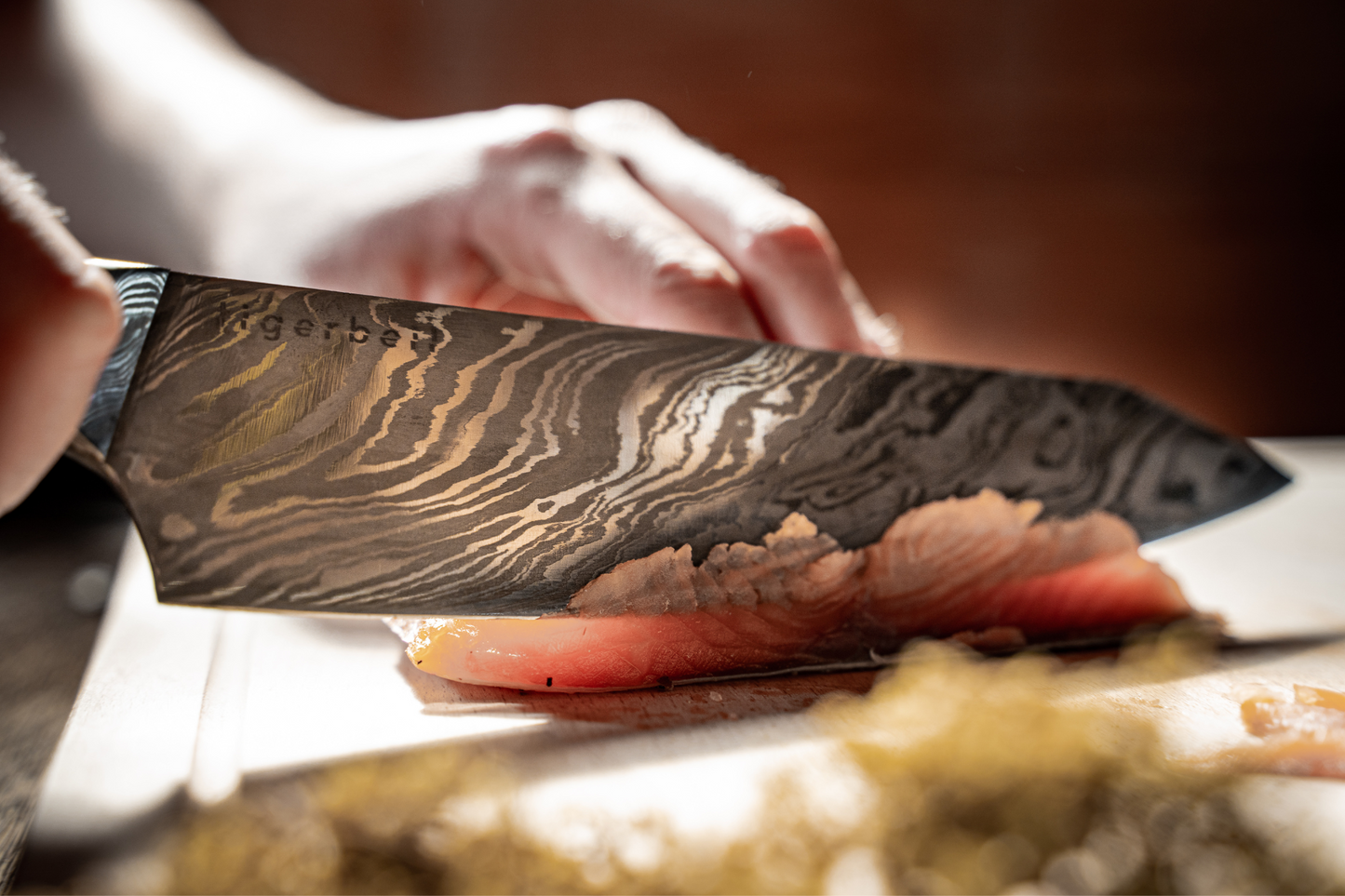 Damast Küchenmesser 'Königskralle'